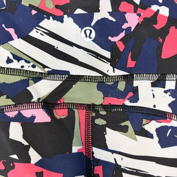 Lululemon Speed Track Shorts Pop Cut Boom Juice Multi Size 10 - Picture 6 of 8